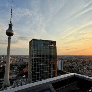 Torre de Televisión desde la azotea del Park Inn de Alexanderplatz
