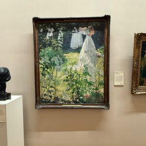 "A Convent Garden, Brittany", de John Leech, en la National Gallery of Ireland