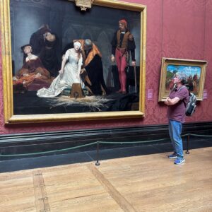 "La ejecución de Lady Jane Grey", de Delaroche, en la National Gallery
